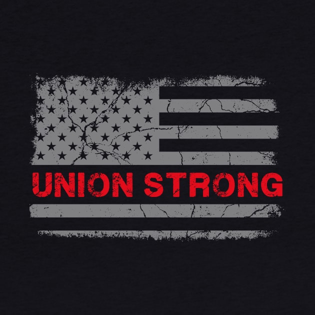 Union Strong American Flag by Voices of Labor